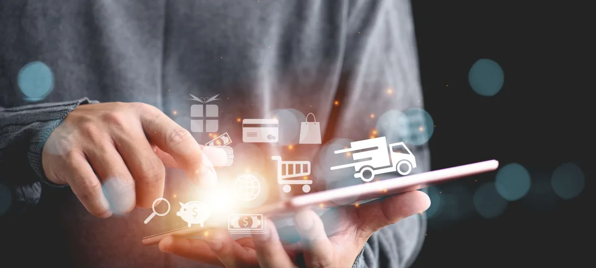 Digital image of a customer receiving a loyalty reward on their phone